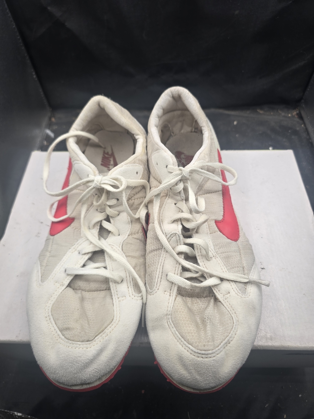 Nike Women’s White and Pink Running Sneakers